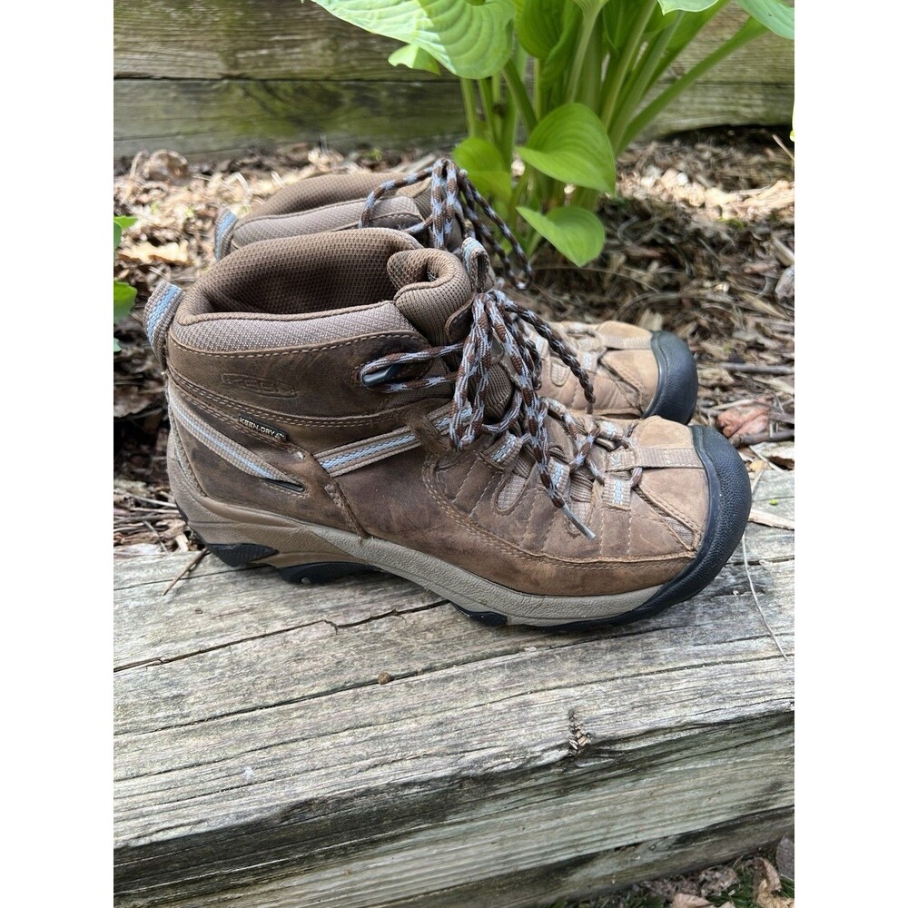 Keen Targhee II Mid Waterproof Hiking Brown Casual Boots 1004114 US Women’s 8.5 - Picture 2 of 16